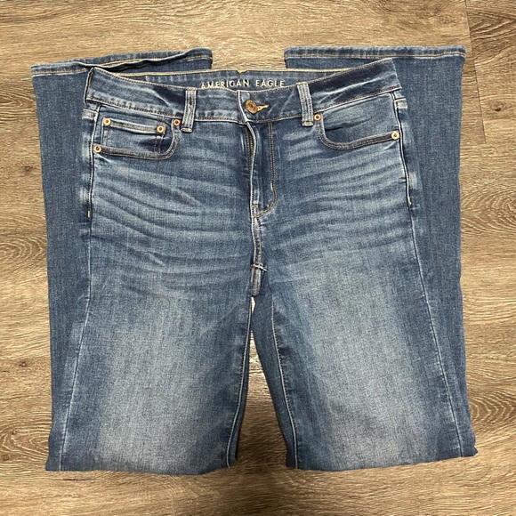 American Eagle Next Level Stretch Kick Boot Cut Jeans - Picture 2 of 5